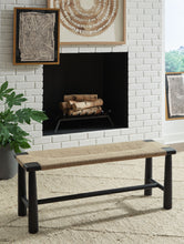Load image into Gallery viewer, Acerman - Black / Natural - Accent Bench