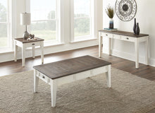 Load image into Gallery viewer, Cayla - End Table - Dark Oak / White