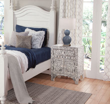 Load image into Gallery viewer, Fowler - Accent Cabinet - Pearl Silver