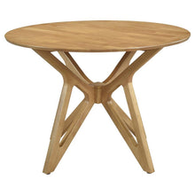 Load image into Gallery viewer, Elowen - Round Solid Wood Dining Table - Light Walnut