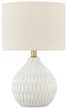 Load image into Gallery viewer, Wardmont - White - Ceramic Table Lamp