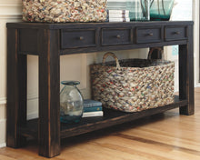 Load image into Gallery viewer, Gavelston - Black - Sofa Table