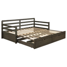 Load image into Gallery viewer, Sorrento - 2-Drawer Twin Long Daybed With Extension Trundle - Gray