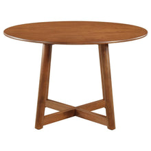 Load image into Gallery viewer, Dinah - Round Solid Wood Dining Table - Walnut