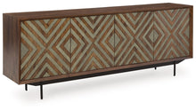 Load image into Gallery viewer, Dreggan - Brown / Gold Finish - Accent Cabinet