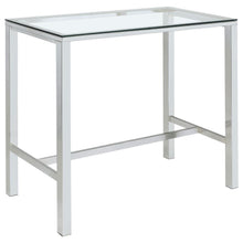 Load image into Gallery viewer, Tolbert - 5 Piece Bar Set With Acrylic Chairs - Clear And Chrome