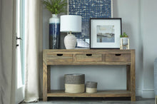 Load image into Gallery viewer, Esther - 3-Drawer Wood Console Table - Natural Sheesham