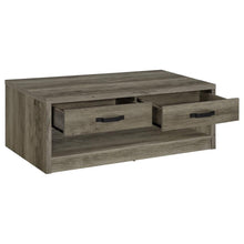 Load image into Gallery viewer, Felix - 2-Drawer Engineered Wood Coffee Table - Gray Driftwood