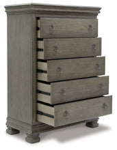 Load image into Gallery viewer, Lexorne - Gray - Five Drawer Chest