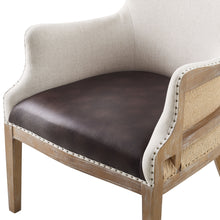 Load image into Gallery viewer, George - Wingback Accent Chair - Two Tone