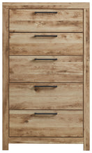 Load image into Gallery viewer, Hyanna - Tan Brown - Five Drawer Chest