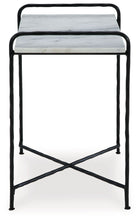 Load image into Gallery viewer, Ashber - White / Black - Accent Table