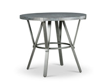 Load image into Gallery viewer, Portland - 3 Piece Dining Set With Round Counter Table - Pearl Silver