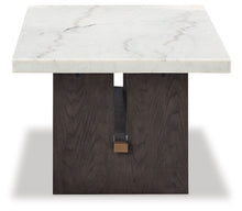 Load image into Gallery viewer, Burkhaus - White / Dark Brown - Rectangular Cocktail Table
