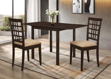 Load image into Gallery viewer, Kelso - 3 Piece Drop Leaf Dining Table Set - Cappuccino