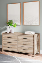 Load image into Gallery viewer, Battelle - Tan - Six Drawer Dresser