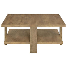 Load image into Gallery viewer, Dawn - Square Engineered Wood Coffee Table - Mango Brown