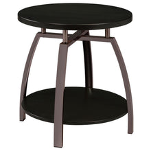 Load image into Gallery viewer, Dacre - Round Engineered Wood Top Side End Table - Dark Gray