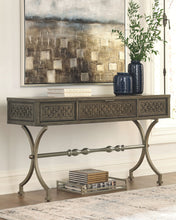 Load image into Gallery viewer, Quinnland - Antique Black - Console Sofa Table