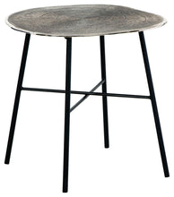 Load image into Gallery viewer, Laverford - Chrome / Black - Round End Table