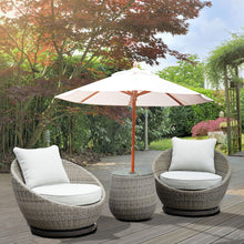 Load image into Gallery viewer, Adeline - 3 Piece Wicker Outdoor Set - Sand