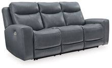 Load image into Gallery viewer, Mindanao - Steel - 2 Pc. - Power Reclining Sofa, Power Reclining Loveseat With Console