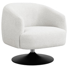 Load image into Gallery viewer, Dave - Upholstered Barrel Back Swivel Club Chair - Beige
