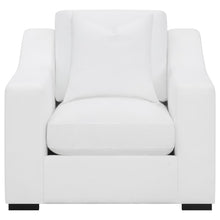 Load image into Gallery viewer, Ashlyn - Upholstered Sloped Arm Accent Chair - White