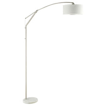 Load image into Gallery viewer, Moniz - Drum Shade Arc Adjustable Floor Lamp - Chrome
