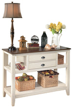 Load image into Gallery viewer, Whitesburg - Brown / Cottage White - Dining Room Server