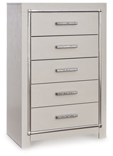 Load image into Gallery viewer, Zyniden - Silver - Five Drawer Chest
