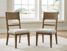 Load image into Gallery viewer, Cabalynn - Oatmeal / Light Brown - Dining Uph Side Chair (Set of 2)