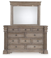 Load image into Gallery viewer, Blairhurst - Light Grayish Brown - Dresser And Mirror