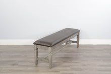 Load image into Gallery viewer, Homestead Hills - Bench, Cushion Seat - Dark Brown