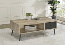 Load image into Gallery viewer, Welsh - 1-Drawer Engineered Wood Coffee Table Antique Pine - Distressed Pine