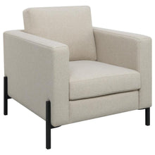 Load image into Gallery viewer, Tilly - Upholstered Track Arm Accent Chair - Oatmeal