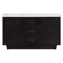 Load image into Gallery viewer, Sherry - 3-Drawer Marble Top Sideboard Buffet - Rustic Espresso