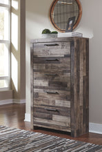 Load image into Gallery viewer, Derekson - Multi Gray - Five Drawer Chest