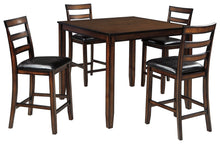 Load image into Gallery viewer, Coviar - Brown - Drm Counter Table Set (Set of 5)