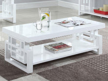 Load image into Gallery viewer, Schmitt - Rectangular Coffee Table - White High Gloss