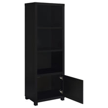 Load image into Gallery viewer, Jupiter - 3-Shelf Engineered Wood Media Tower - Black