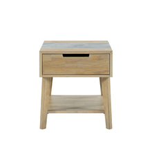 Load image into Gallery viewer, Calgary - Sintered Stone Inlay Side Table - Brown