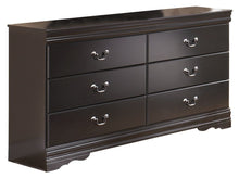 Load image into Gallery viewer, Huey - Black - Six Drawer Dresser