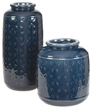 Load image into Gallery viewer, Marenda - Navy Blue - Vase Set (Set of 2)