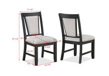Load image into Gallery viewer, Stevens - Side Chair (Set of 2) - Charcoal &amp; Gray