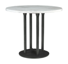 Load image into Gallery viewer, Centiar - Black / Gray - 5 Pc. - Counter Table, 4 Upholstered Barstools