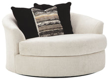 Load image into Gallery viewer, Cambri - Snow - Oversized Round Swivel Chair