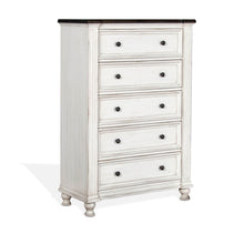 Load image into Gallery viewer, Carriage House - Chest - White / Dark Brown