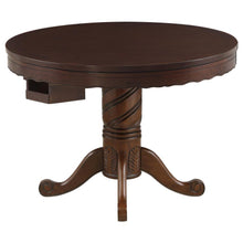 Load image into Gallery viewer, Turk - Round Dining And Billiard Poker Game Table - Tobacco