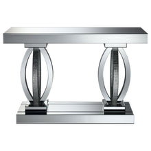 Load image into Gallery viewer, Amalia - Mirrored Acrylic Entryway Sofa Console Table - Silver